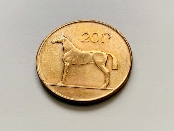 1995 Eire 20p coin