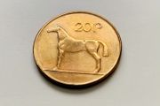 1995 Eire 20p coin