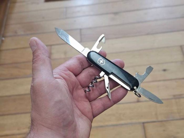 Victorinox Tourist with Swiss Advertising Handles Collectable 84mm Swiss Army Knife