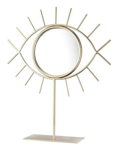 Mirror DARIUS W21xH25cm w/base gold