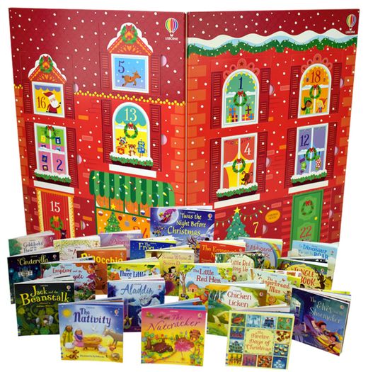 Advent Calendar 24 Book Collection Usborne