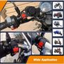 Motorcycle Handlebar Toggle Push Button Headlight Switch Image 5