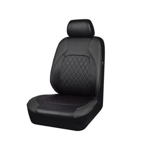 1pcs Universal Car Van Camper Seat Cover Set PU Leather Vehicle Cushion Full Surrounded Protector Pad Anti-Scratch Fit Sedan Suv Pick-up Truck