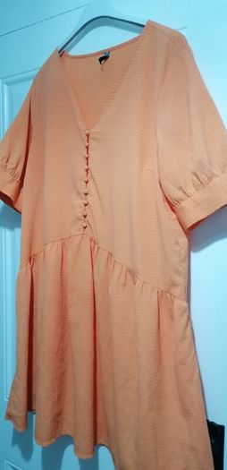 Shift dress orange in colour darker than photo size 16