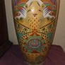 Large Antique Hand Painted Chinese Vase Image 2