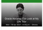 Tickets - Gracie Abrams