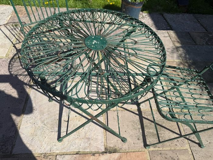Wrought Iron Table And Chairs