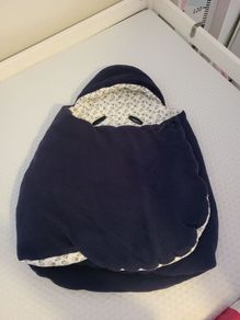 Universal footmuff for baby car seat or buggy