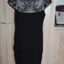 Coast black embroidered below the knee dress size UK14/16 EU42/44 Perfect condition Postage included Image 2