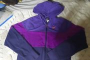 girls 3 tone purple Nike hoody