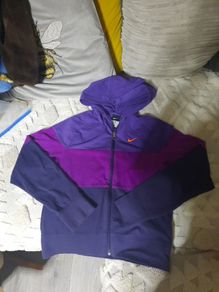 girls 3 tone purple Nike hoody