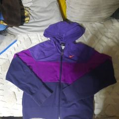 girls 3 tone purple Nike hoody