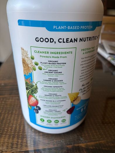 Orgain Plant Based Protein Powder