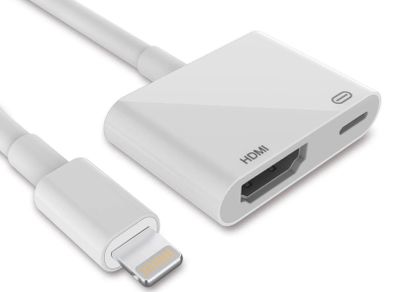 8 Pin to HDMI TV AV Adapter Cable for iPhone 11 12 7 6S Plus X XS MAX 5 SE iPad