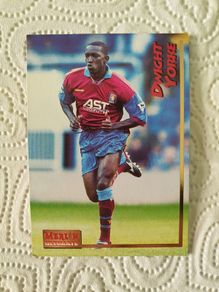 Dwight Yorke Aston Villa Football Trading Card 1995 to 1996