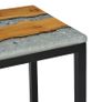 Nesting Tables 3 pcs Solid Teak Wood and Polyresin Image 7
