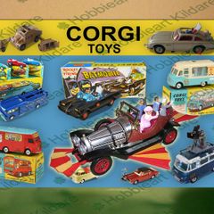 Corgi Toys memorabilia tin metal sign
