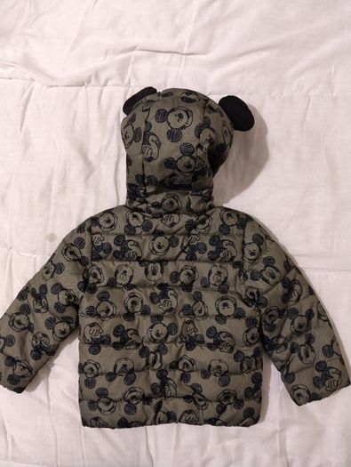 Disney Mickey Mouse Warm Fleece Lined Hooded Jacket