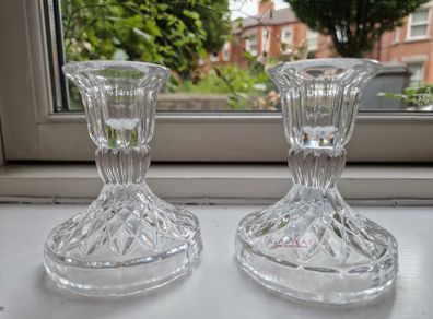 Galway Crystal Candle Holders