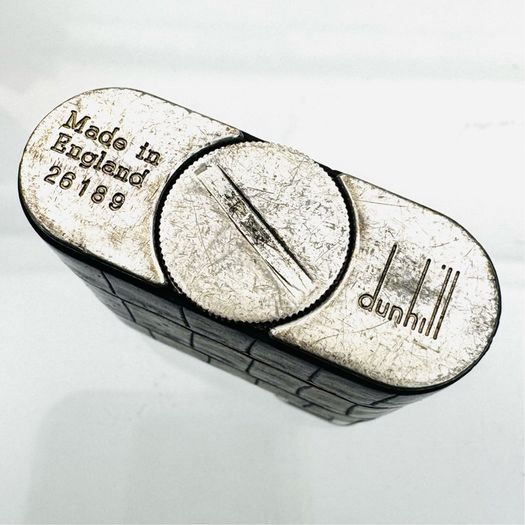 Dunhill Sport Godron lighter vintage, tobacco