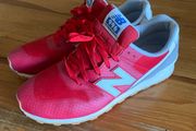 Red Cloth Nylon New Balance Runners