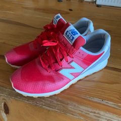 Red Cloth Nylon New Balance Runners