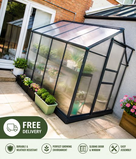 6 x 8 ft  Greenhouse