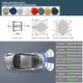 Car Parking Sensor Kit 2 Sensors 22mm LED Screen Reverse Radar Sound Alert Indicator System 8 Colors Image 2
