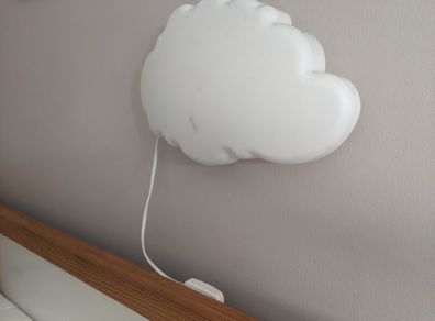 IKEA wall lamp, cloud white