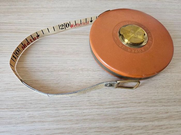Vintage German 25m Measuring Tape