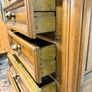 20th Century Dutch Oak Brutalist Tallboy or Chest of Drawers Image 5