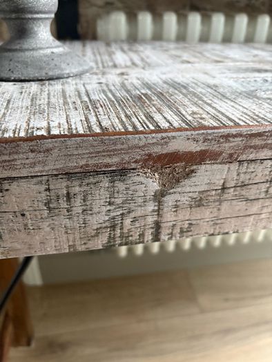 Ex display Smithers of Stanford reclaimed wood rustic foldaway console table