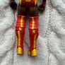 WWE Kofi Kingston Mattel Figure Wrestling Basic Series 10 The New Day Used his left hand is scrolling not fixed Please look at the pictures Image 10