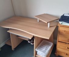 Desk and office chair