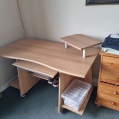 Desk and office chair