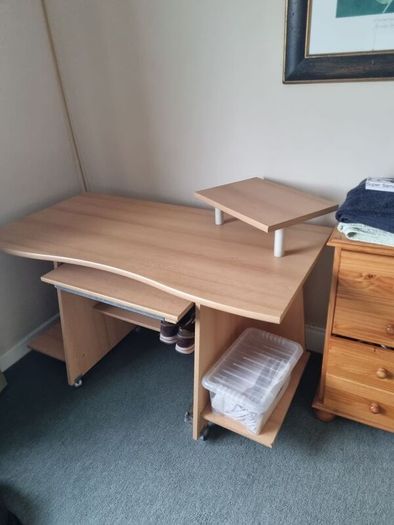 Desk and office chair