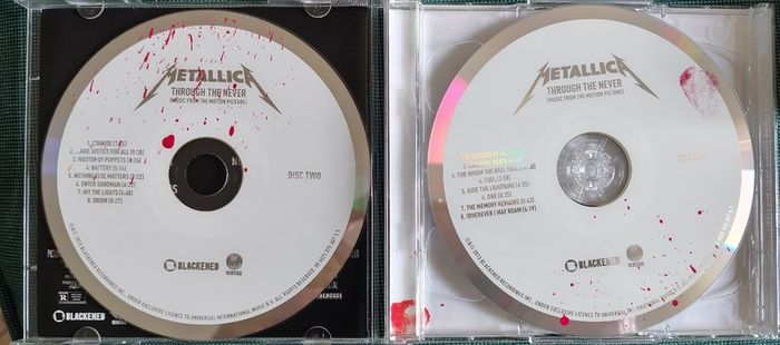 Metallica - Through The Never (Music From The Motion Picture) 2xCD (2013) Thrash Metal EX+
