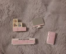 pink dolls house furniture