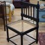 19th-century Anglo-Ceylonese solid ebony dining suite Image 7