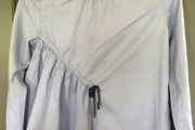 Zara girls long sleeved light blue shirt aged 10 years