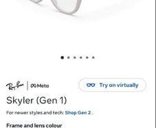 rayban meta gen 1 skylar