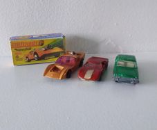 Matchbox : Gruesome Twosome , Ford Zodiac and Ford G.T. Diecast Metal Superfast Cars