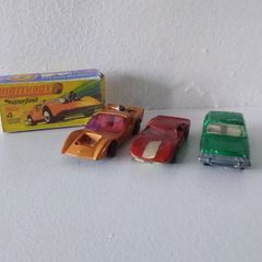 Matchbox : Gruesome Twosome , Ford Zodiac and Ford G.T. Diecast Metal Superfast Cars