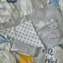 Cot bed with mattress and bedding Image 3