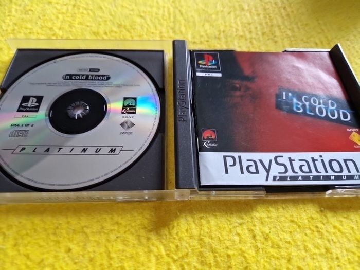 In cold blood PlayStation1 Ps1 PlayStation2 Ps2 games Original