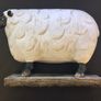 Sheep / Lamb Ornament Folk Art Sculptured Rustic Image 8