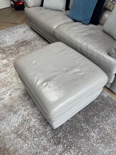 Leather Sofa/ Arm Chair/ Footstool