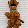 Scooby Doo Plush approx. 14" Talking Dog Hanna Barbera 2001 Cartoon Network Damaged Tail Dirty Used Please see photos Image 4