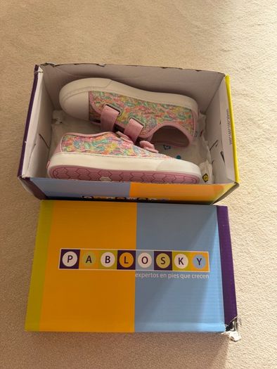 New Pablosky multi colour canvas shoes