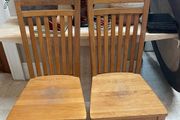 2 x Very Solid Kitchen Dining Chairs - Can Deliver